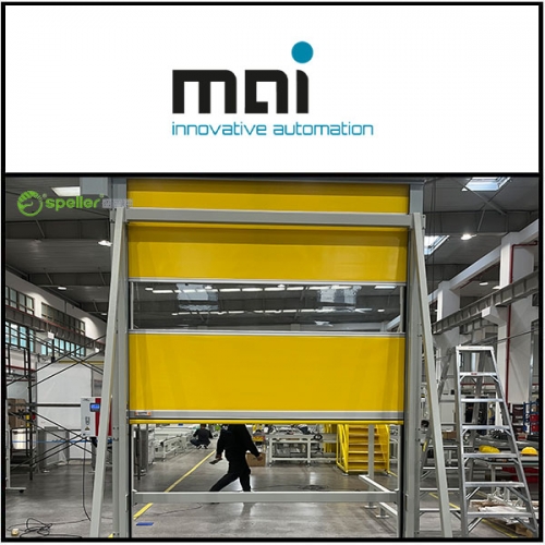 艾玛意自动化技术(南京)有限公司车间安装快速卷帘门