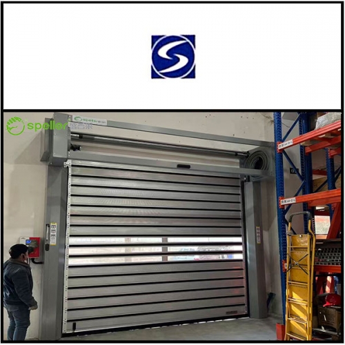 苏州金世博精密机电有限公司仓库安装涡轮硬质快速门
