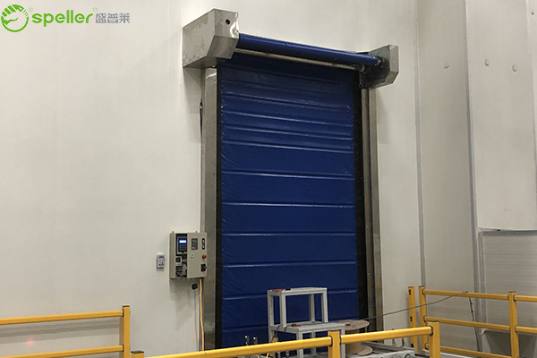 保温拉链结构快速门