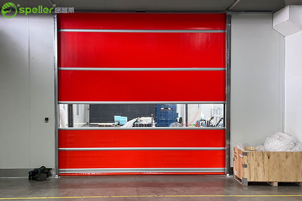 杭州巨力绝缘材料有限公司车间安装了快速卷帘门