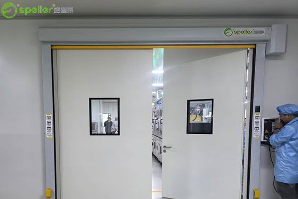 芜湖伯特利汽车安全系统股份有限公司车间内安装快速门