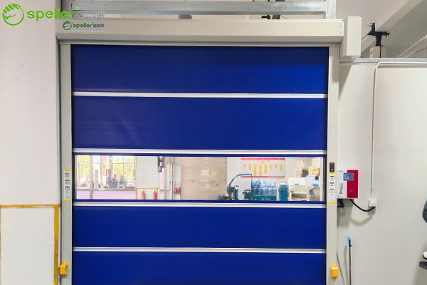 苏州瑞得恩自动化设备有限公司车间安装了快速门