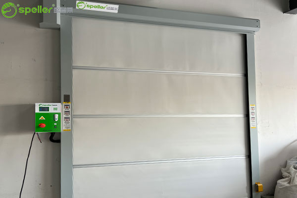 常州市方嘉电子仪器有限公司车间安装快速卷帘门