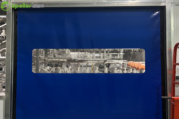 苏州飞尔威精密器械有限公司车间安装拉链快速门