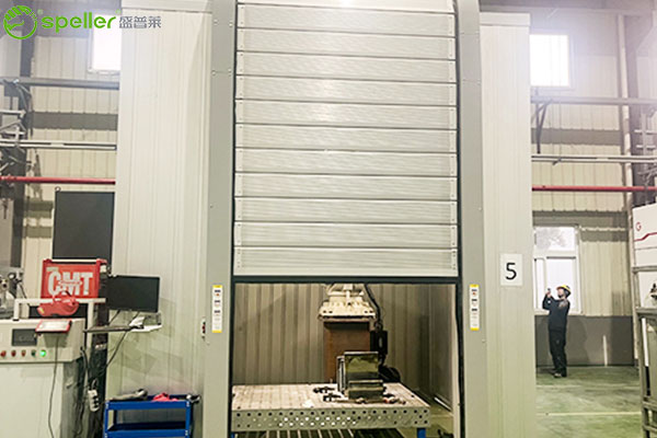 涡轮硬质快速门保障加工的密封与洁净