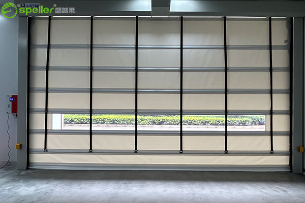 常州千红制药有限公司仓库安装堆积式快速门