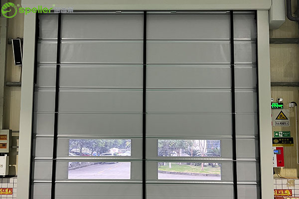 眉山中车制动科技股份有限公司仓库安装抗风堆积门