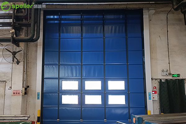 仓库内安装堆积式快速门