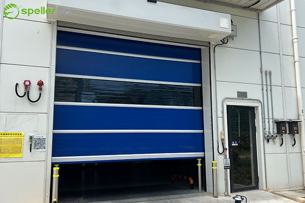 车间大门用盛普莱快速卷帘门