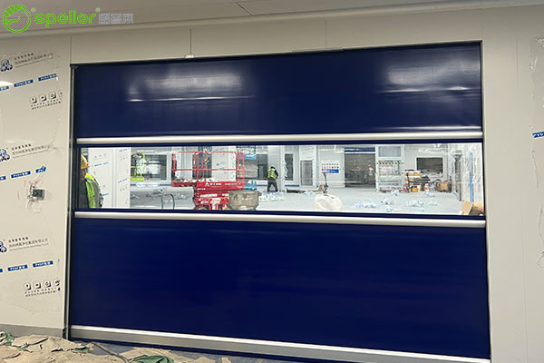 常州紫龙药业有限公司车间安装快速门